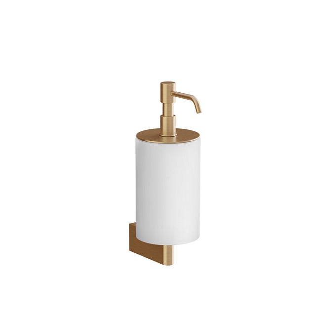 Gessi Origini Дозатор для жидкого мыла настенный белый/Warm Bronze Br. PVD