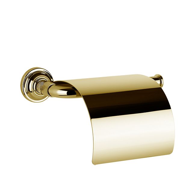 Gessi Venti20 Держатель туалетной бумаги, с крышкой, Gold PVD