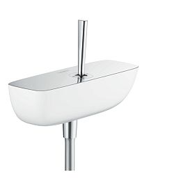 Смеситель для душа Hansgrohe PuraVida внешняя часть, цвет: белый/хром купить в Москве: интернет-магазин StudioArdo