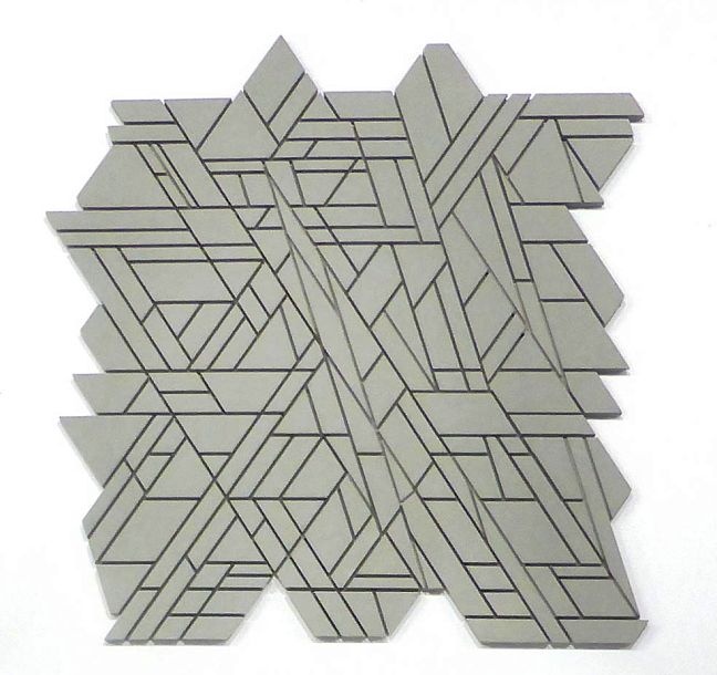 Микромозаика Sergio Savino Meteorite 25,3x26,7 Grigio Medio