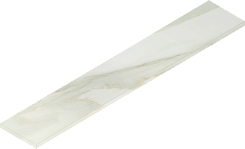 Italon Керамогранитная ступень Charme Advance Scalino Ang. SX Cremo 33x160