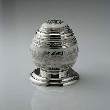 THG Marquise blanc decor platine Вентиль смесителя для раковины, ручка белая, декор платина, цвет: хром