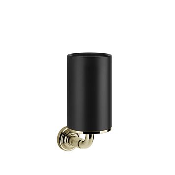 Gessi Venti20 Стакан подвесной, черный, фурнитура Brass PVD
