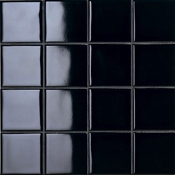 Керамогранит Mutina Din Black Glossy 15X15