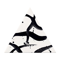 Керамическая плитка Petracers Triangolo Splash Nero Su Bianco 17x17 купить в Москве: интернет-магазин StudioArdo