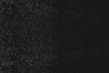 Микромозаика  Sergio Savino Pentagoni 30х30.8см, настенная, цвет: Nero Africa