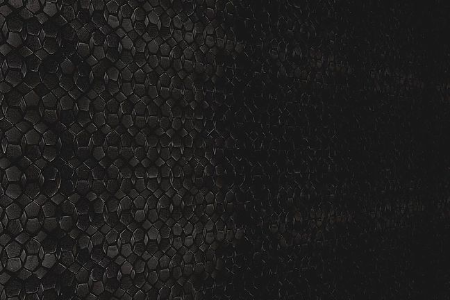 Микромозаика  Sergio Savino Pentagoni 30х30.8см, настенная, цвет: Nero Africa