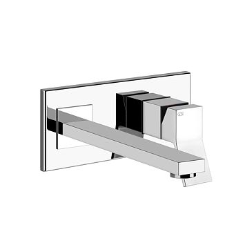 Gessi Rettangolo K Встраиваемый однорычажный смеситель для раковины, излив 249мм(внешние части), хром