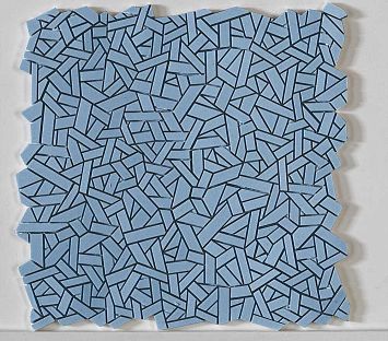 Микромозаика Sergio Savino Fasce Lisce 30x30 Blu