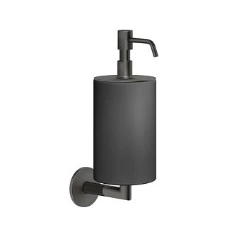 Gessi Ingranaggio Дозатор для жидкого мыла настенный черный, отделка Black Metal Brushed PVD