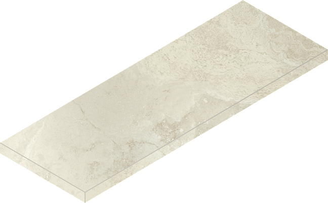 Italon Керамогранитная ступень Wonderful Life Scalino Ang. SX Pure 33x80