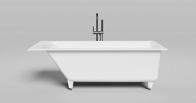 Ванна встраиваемая Cascata 170x70, матовая, покраска по RAL полностью