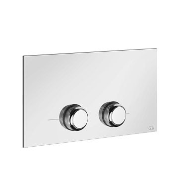 Gessi Venti20 Клавиша смыва для унитаза двойная, для инсталляций Viega, хром