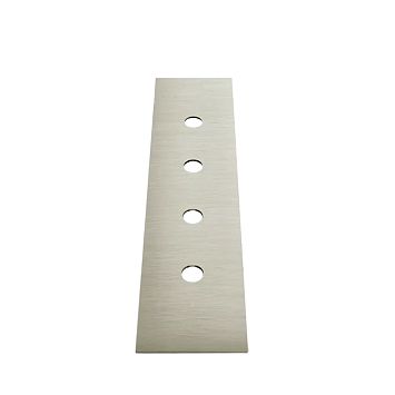 Gessi Rettangolo Пластина на 4 отверстия для монтажного бокса, Finox Brushed Nickel