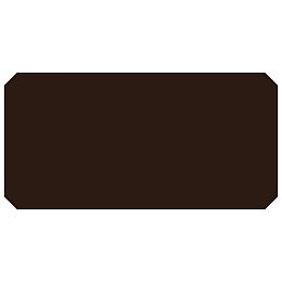 LaDiva Керамическая плитка Ottagono Liscia Caffe 15x30 Luc купить в Москве: интернет-магазин StudioArdo