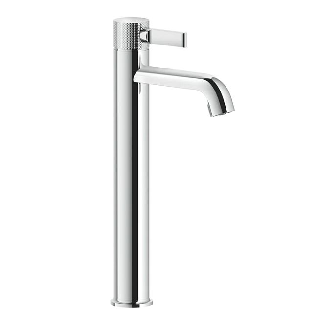Gessi Inciso Смеситель для раковины на 1 отверстие, высокий h=337мм, без донного клапана хром