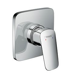 Смеситель для душа Hansgrohe Logis с маленькой розеткой, внешняя часть, цвет: хром купить в Москве: интернет-магазин StudioArdo