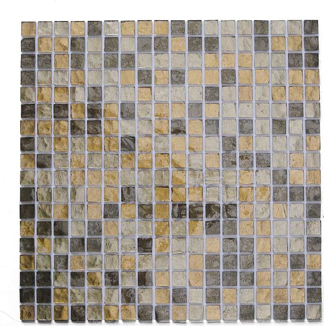 Стеклянная мозаика ART NATURA  10x10 Murano Specchio 30+26+27 300x300