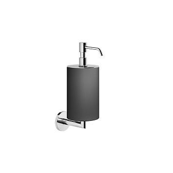 Gessi Tondo Дозатор для мыла настенный черный, хром