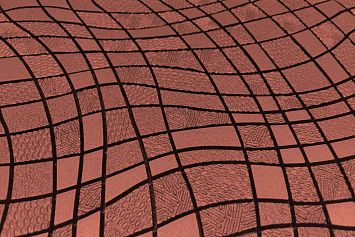 Микромозаика Sergio Savino Volo Decorato 29,5x31,5 Bright Copper