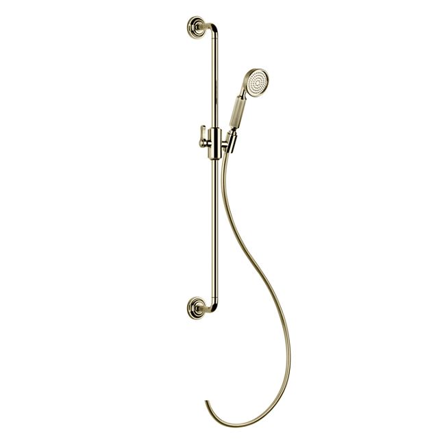 Gessi Venti20 Штанга для душа 800 мм., с ручным душем и шлангом 1500 мм., Brass PVD