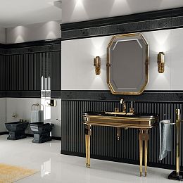 Керамическая плитка Petrachers Gran Gala Stripes Nero 31,5x94,9 купить в Москве: интернет-магазин StudioArdo