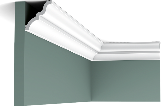 Карниз Orac Décor C325F MANOIR гибкий полимер 200,0 x 7,0 x 6,5