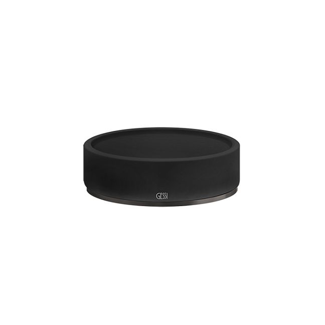 Gessi 316 Мыльница настольная, черный/brushed black metal pvd