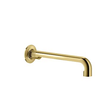 Gessi Inciso Настенный излив 255мм, на 1/2, комбинируемый с удаленным управлением (не входит в комплект), золото