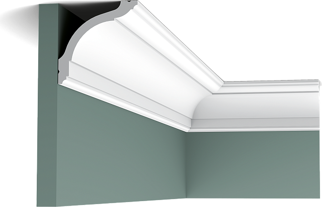 Потолочный карниз Orac Décor CX127F гибкий полимер 200,0 x 9,4 x 9,4
