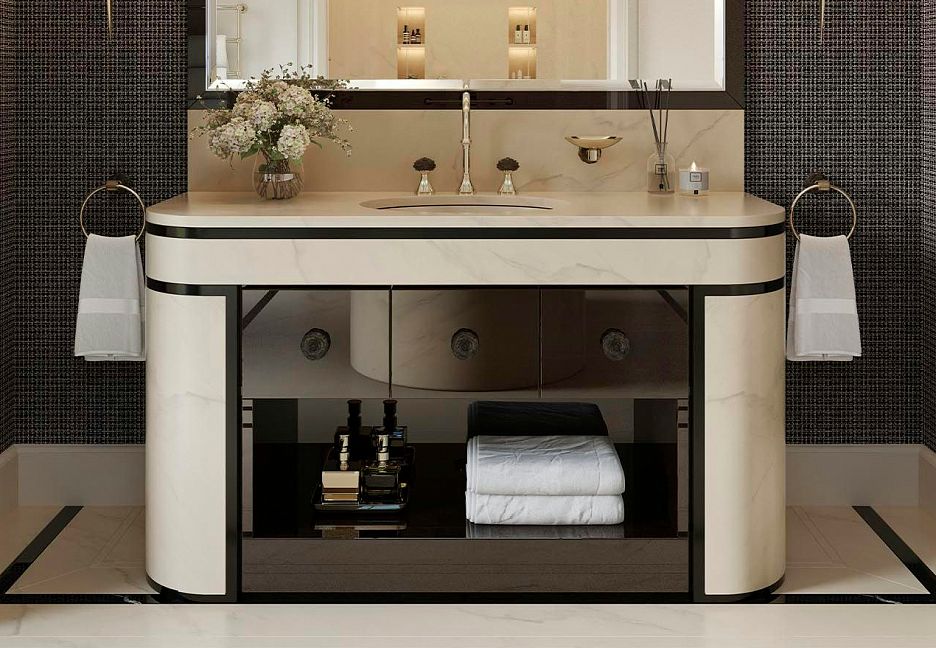 Смесители THG Camelia Black Crystal