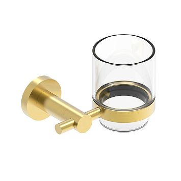 Nemo NM-01021BG Стакан настенный, BRUSH GOLD