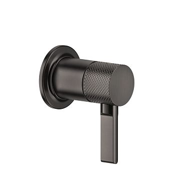 Gessi Inciso Встраиваемый смеситель, на 1/2, на 1 источник (внешняя часть), brushed black metal pvd