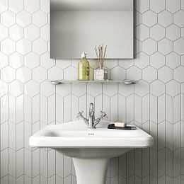 Керамическая плитка Equipe Chevron Wall White Right Matt 5,2x18,6 купить в Москве: интернет-магазин StudioArdo