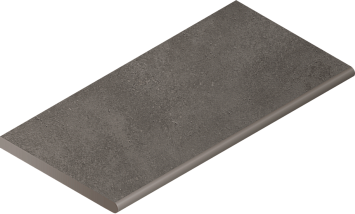 Italon Керамогранитный бортик Millennium X2 Bordo Round Black 30x60 Nat