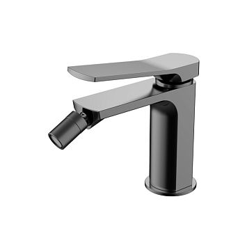 Nemo NM-1316-BGM Смеситель для биде с донным клапаном BRUSH GUN METAL (БРАШИРОВАННЫЙ АНТРАЦИТ)