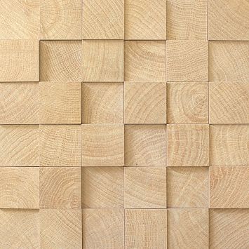Provenza Керамогранитный декор W-Circles Mosaico 3D Cube Wenge' 27x27 матовый