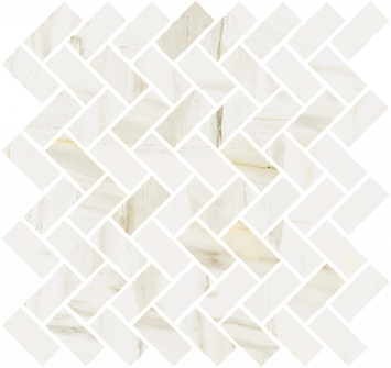 Italon Керамогранитная мозаика Stellaris Carrara Ivory Cross 31,5x29,7x0,9 Матовая