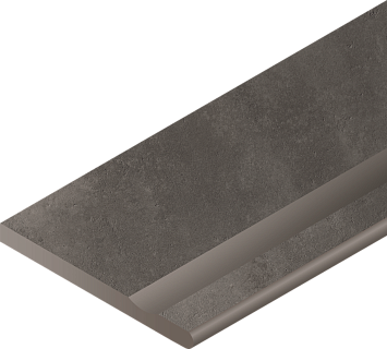 Italon Керамогранитный бортик Millennium X2 Bordo Svasato Round DX Black 30x60 Nat