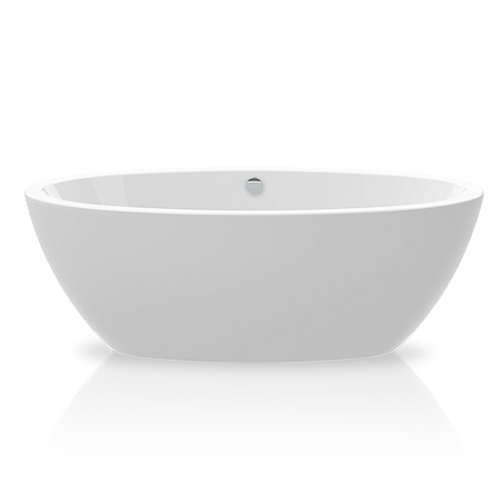 Ванна отдельностоящая  Knief Acrylic Loom акриловая  190х95х60 мм, отдельностоящая, белая глянцевая, щелевой слив-перелив белый глянец