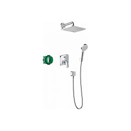 Hansgrohe Crometta E Душевая система 240 1jet с однорычажным смесителем хром 27957000 купить в Москве: интернет-магазин StudioArdo