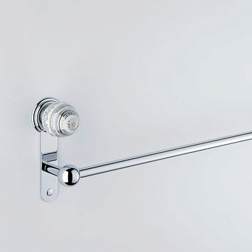 THG Marquise platinum decor Полотенцедержатель 60см., подвесной, декор белый/платина, цвет: хром