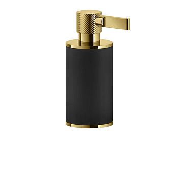 Gessi Inciso Дозатор для жидкого мыла настольный, черный/золото