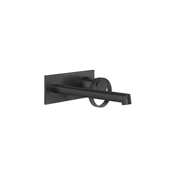 Gessi Anello Смеситель настенный, с изливом 194-214 мм, Black XL (внешняя часть)