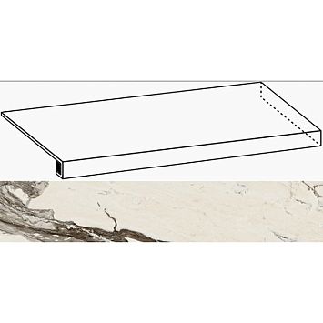 Italon Керамогранит Avantgarde Calacatta Warm Scalino 160 Ang.Dx
