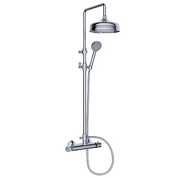 Душевая стойка с термостатом ½“ Joerger Cronos Crystal 637.20.462.xxx-AA
