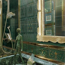 Керамическая плитка Petrachers Grand Elegance Gold Giglio Oro Su Verde Luc 20x20 купить в Москве: интернет-магазин StudioArdo
