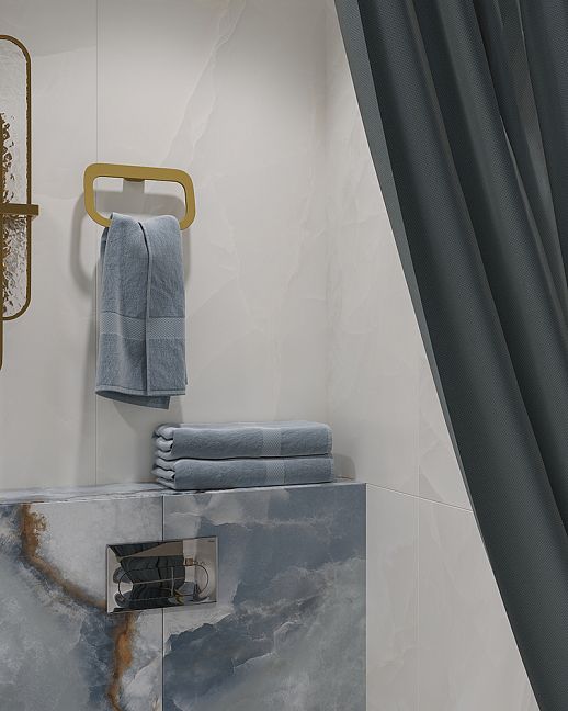 Emil Ceramica Керамогранит Tele Di Marmo Onix Blue 60x120 Lappato