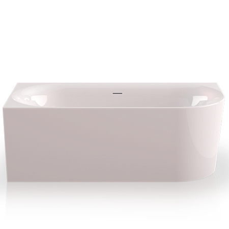 Ванна пристенная  Knief Acrylic Fresh L акриловая 180х80х60 см, в левый угол, цвет белый глянцевый, щелевой слив-перелив хром.