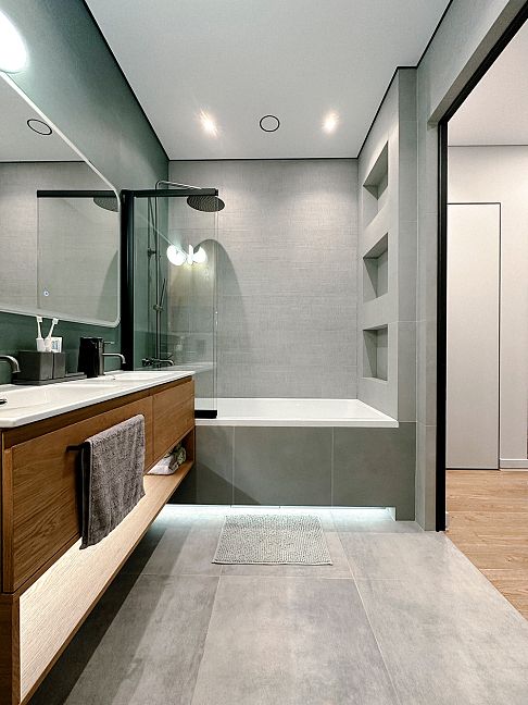Керамогранит Ergon Pigmento Grigio Cenere Rett 120x278cm, 6,5mm